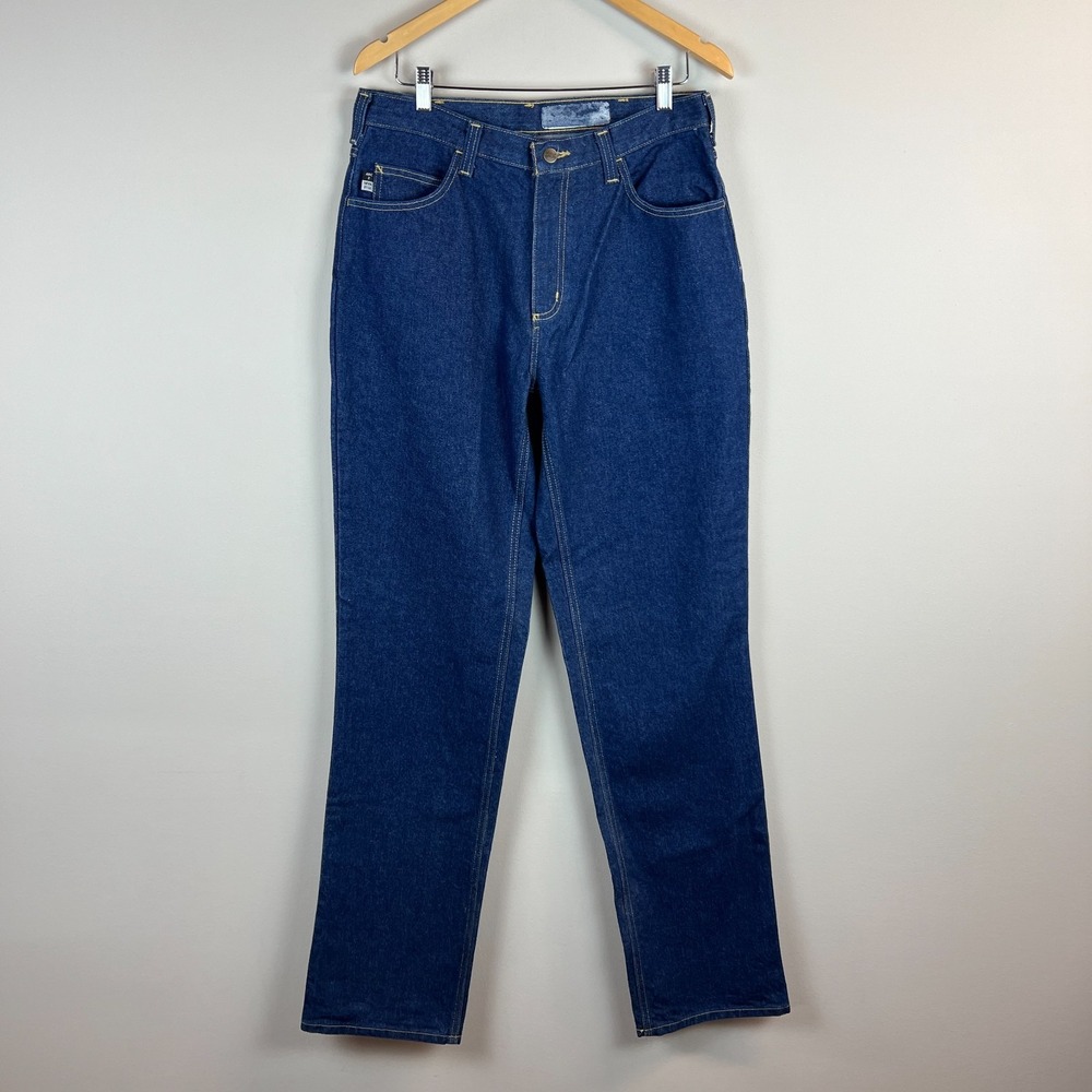 Carhartt FR Jeans Mens 33x38 Flame Resistant HRC 2 Workwear 280-83 Dark Denim